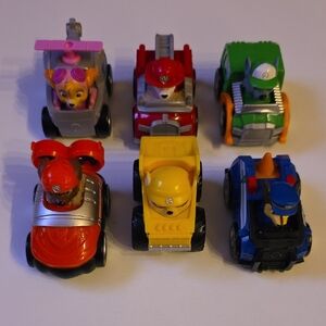 Paw Patrol Pup Squad Racers Toy Cars - Set Of 6